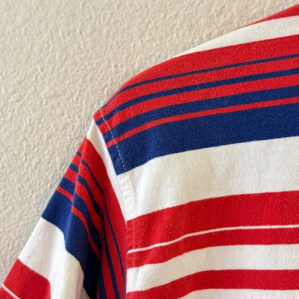 Y2K Marithe Francois Girbaud Polo Shirt Mens XL Striped 90s Streetwear Sporty